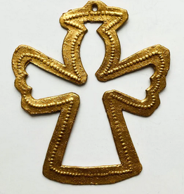 Haiti Hopeful Angel Gold Medium Ornament - Haiti
