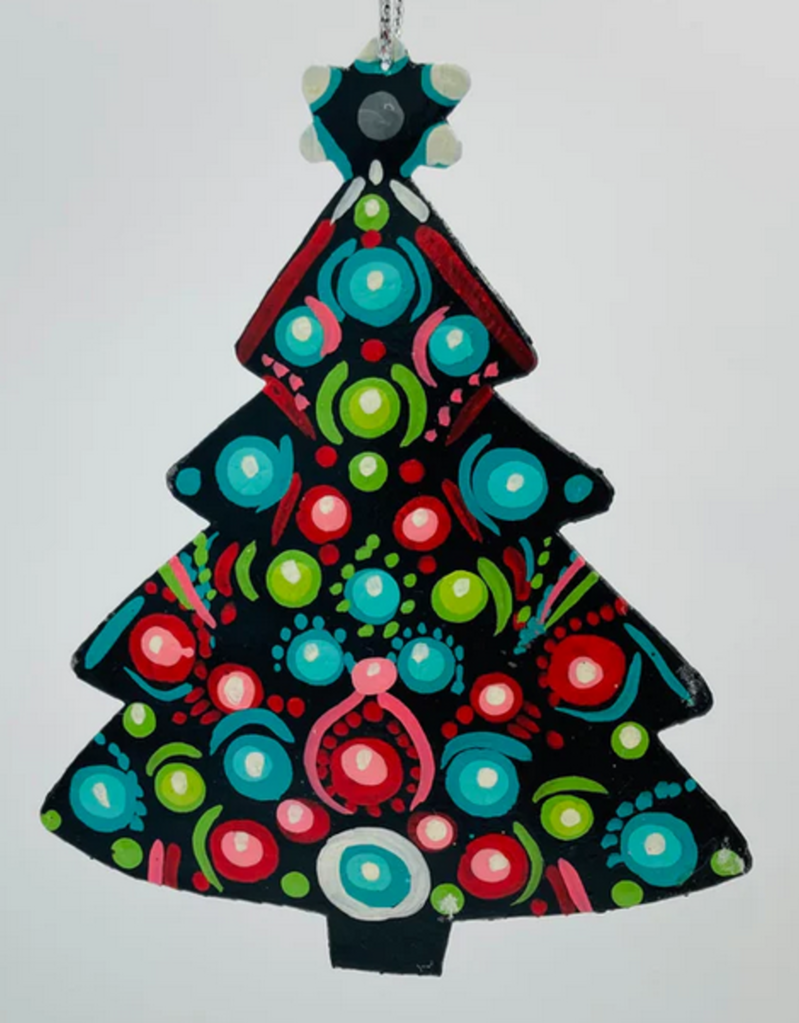 Haiti Metal Christmas Tree Ornament - Haiti