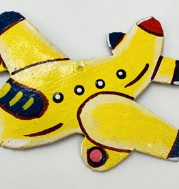 Haiti Metal Plane Ornament - Haiti