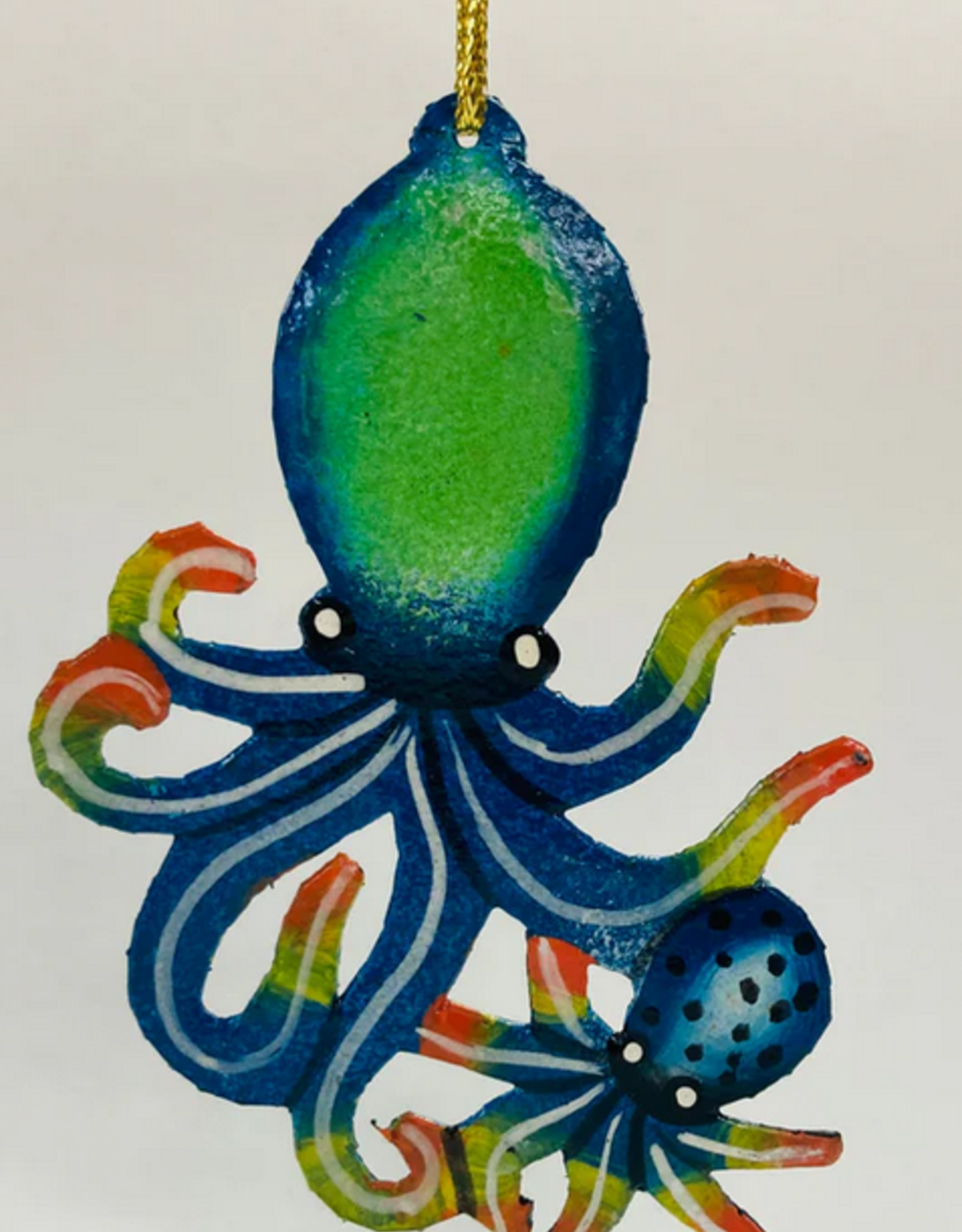 Haiti Metal Octopus Ornament - Haiti