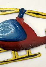 Haiti Metal Helicopter Ornament - Haiti