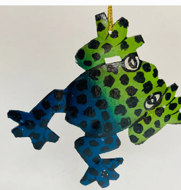 Haiti Metal Frog Ornament - Haiti