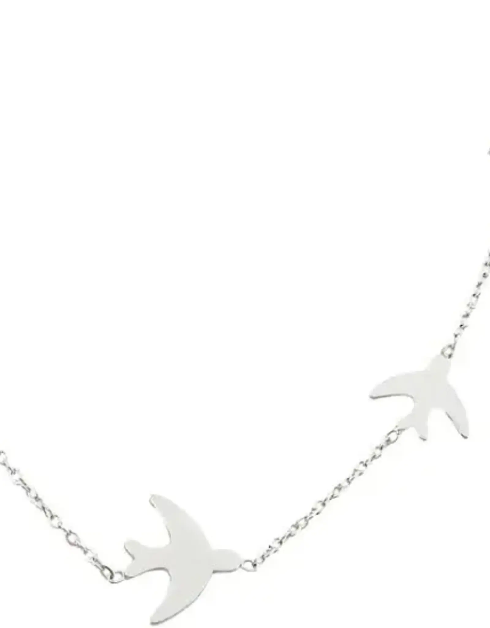 Asia Necklace Sparrow Silver -  Asia