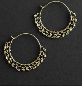 India Earrings Maya Hoop - India
