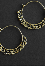 India Earrings Maya Hoop - India