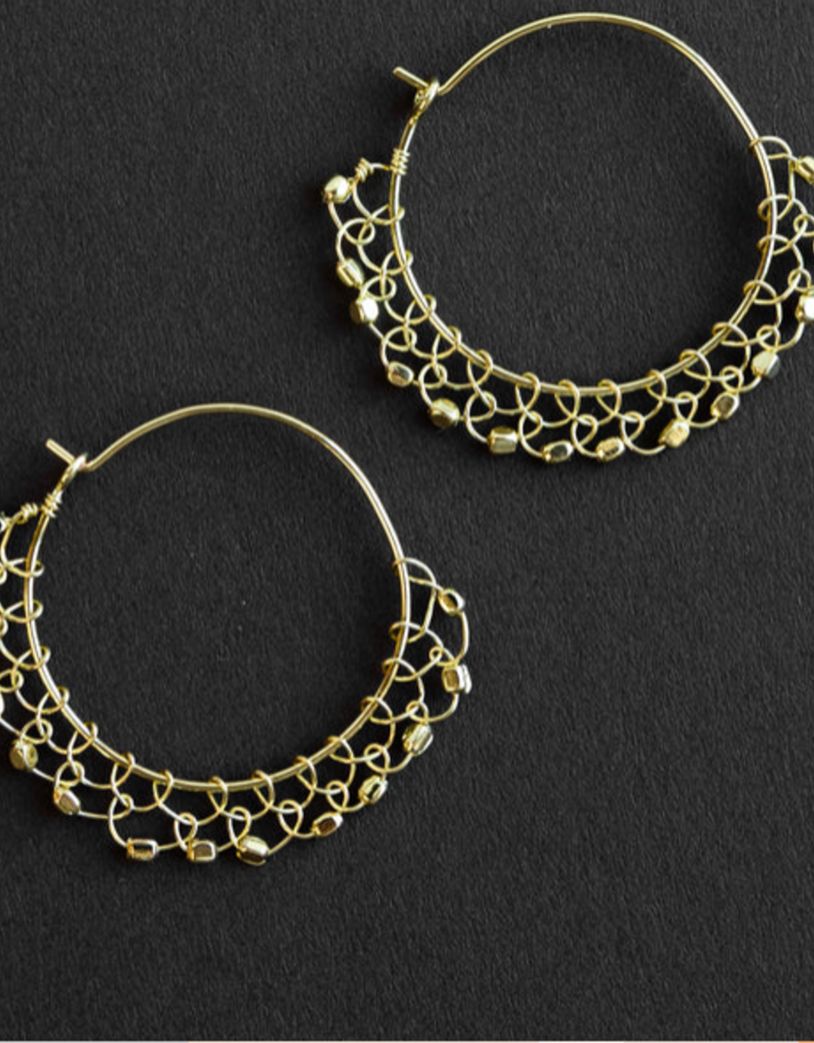 India Earrings Maya Hoop - India