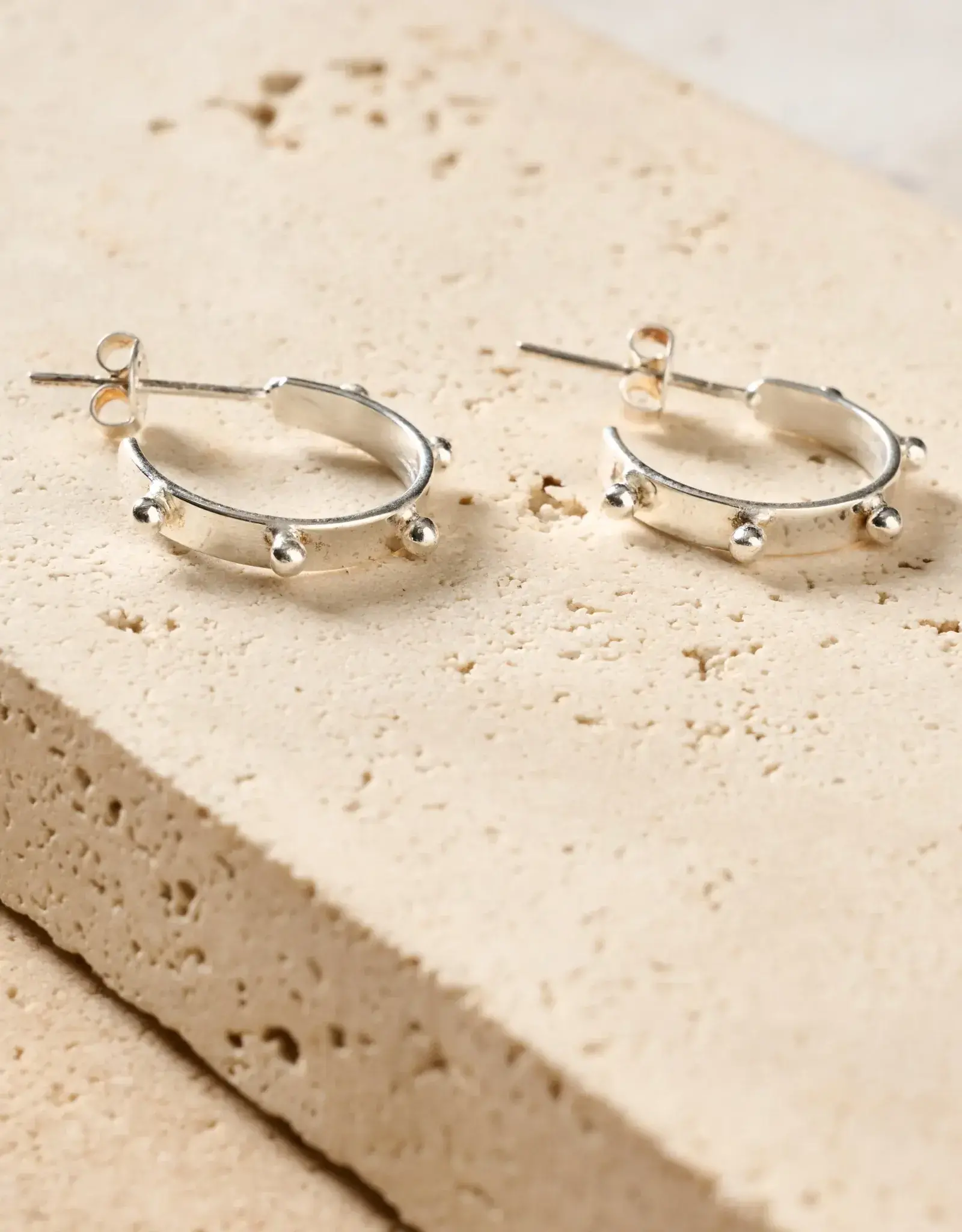 India Earrings Niship Hoop - India