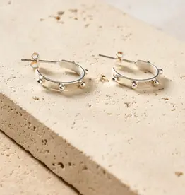 India Earrings Niship Hoop - India