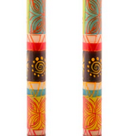 South Africa Set of 2 patterned taper candles, 8 hours