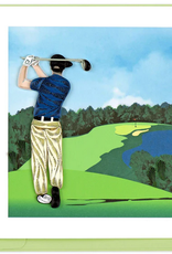 Vietnam Quilling Card Golfer - Vietnam
