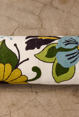 India Pillow Lumbar Jangal Embroided Cotton Wool - India