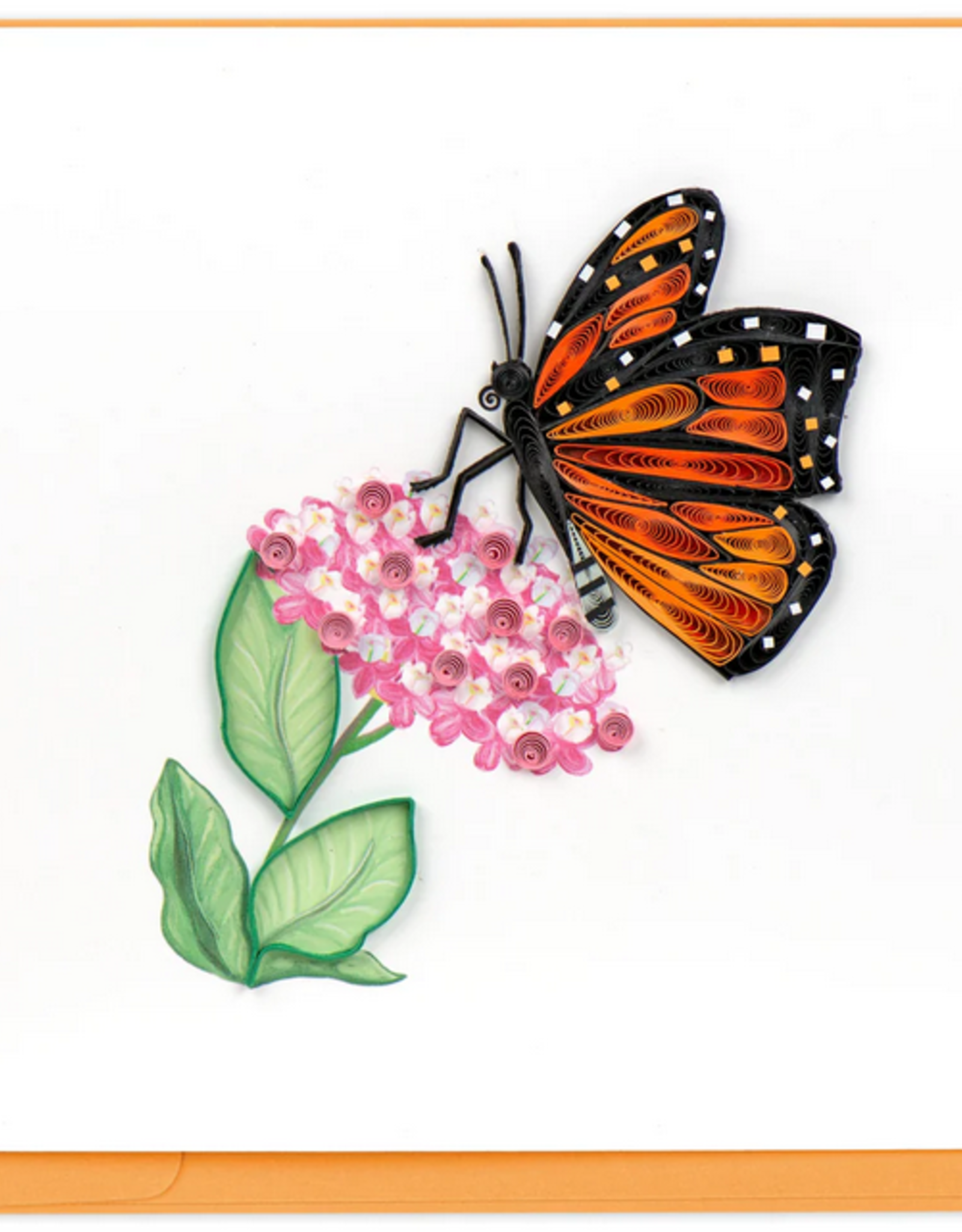 Vietnam Quilling Card Monarch Butterfly - Vietnam