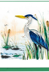Vietnam Quilling Card Great Blue Heron - Vietnam