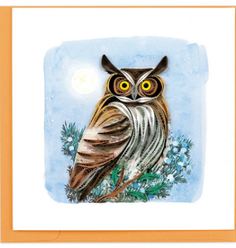 Vietnam Quilling Card  Great Horned Owl - Vietnam