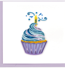 Vietnam Quilling Card  Birthday Cupcake and Candle - Vietnam
