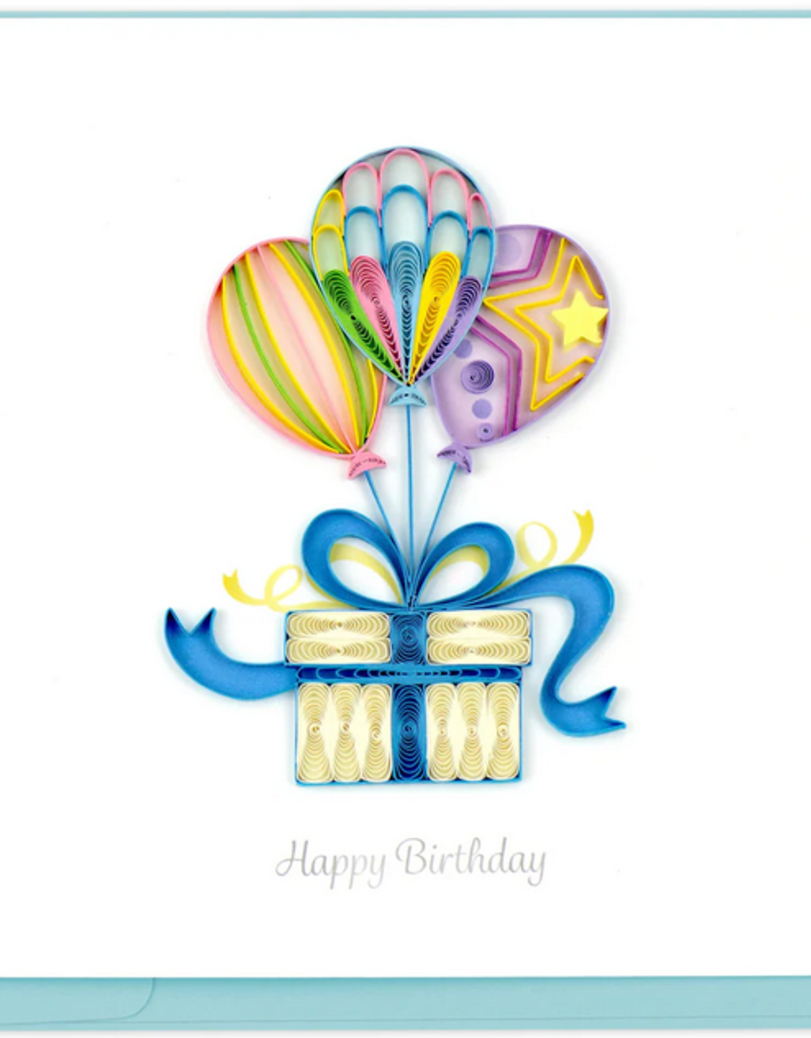 Vietnam Quilling Card  Birthday Balloon Surprise - Vietnam