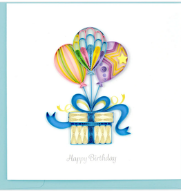 Vietnam Quilling Card  Birthday Balloon Surprise - Vietnam
