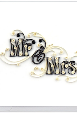 Vietnam Quilling Card  Mr and Mrs - Vietnam