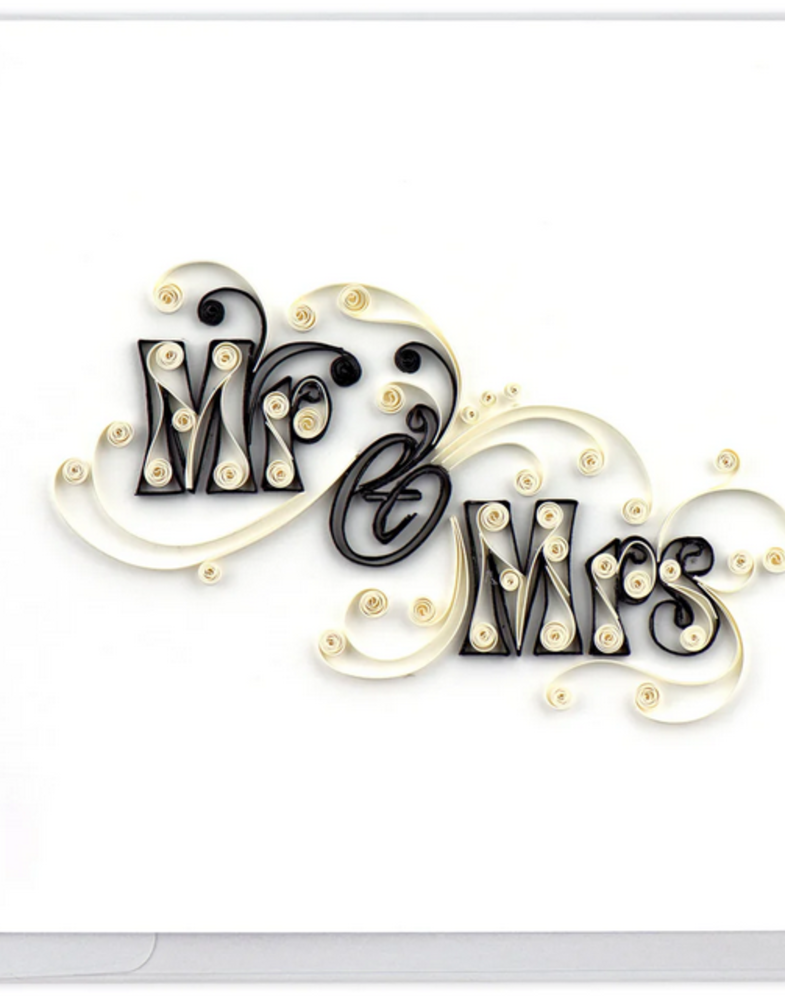 Vietnam Quilling Card  Mr and Mrs - Vietnam