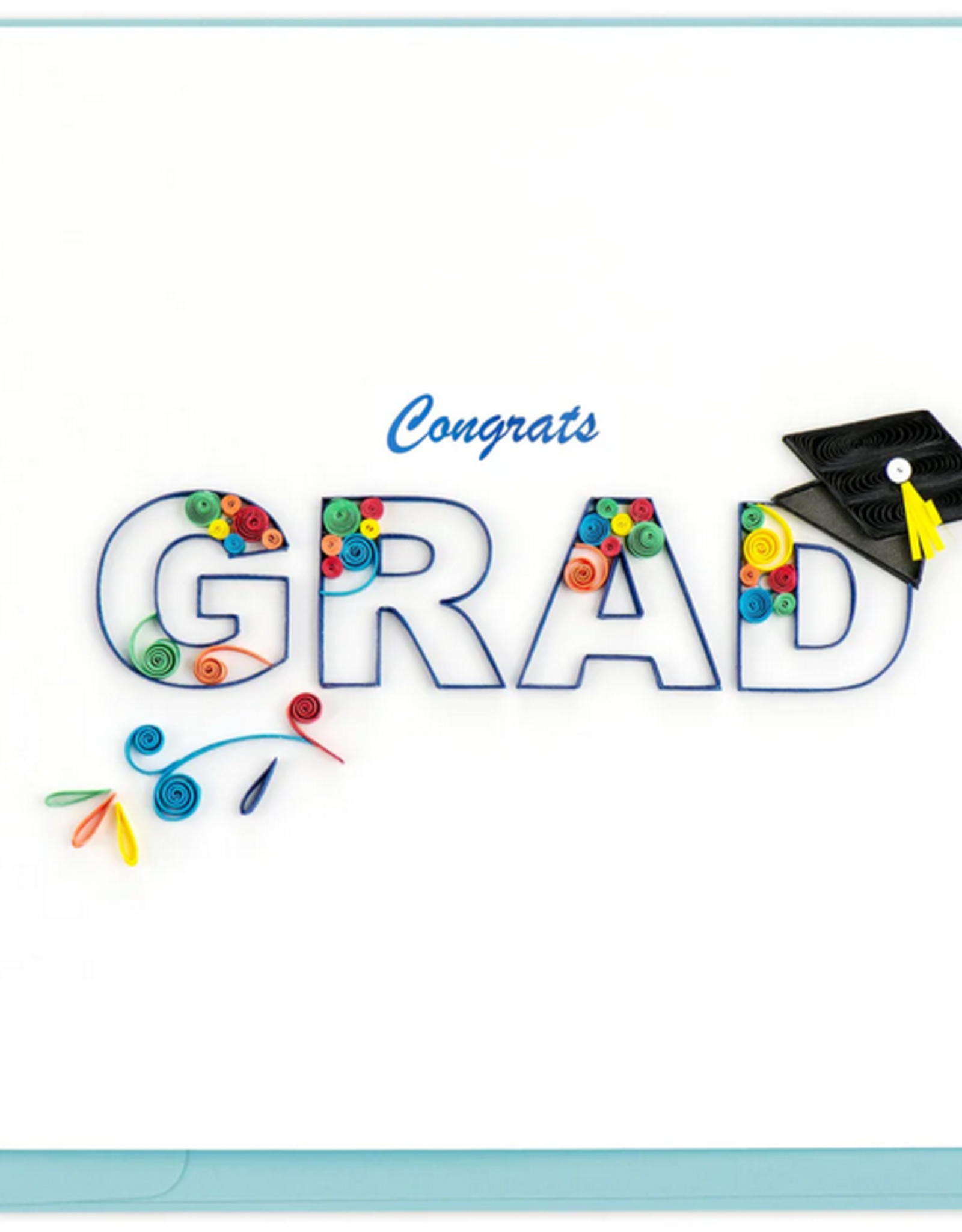 Vietnam Quilling Card Congrats Grad Swirl - Vietnam