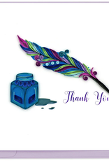 Vietnam Quilling Card  Thank You Quill and Ink - Vietnam