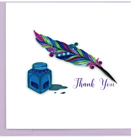 Vietnam Quilling Card  Thank You Quill and Ink - Vietnam
