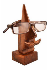 India Eyeglass Stand Mr Moustache - India India Eyeglass Stand Mr Moustache - India