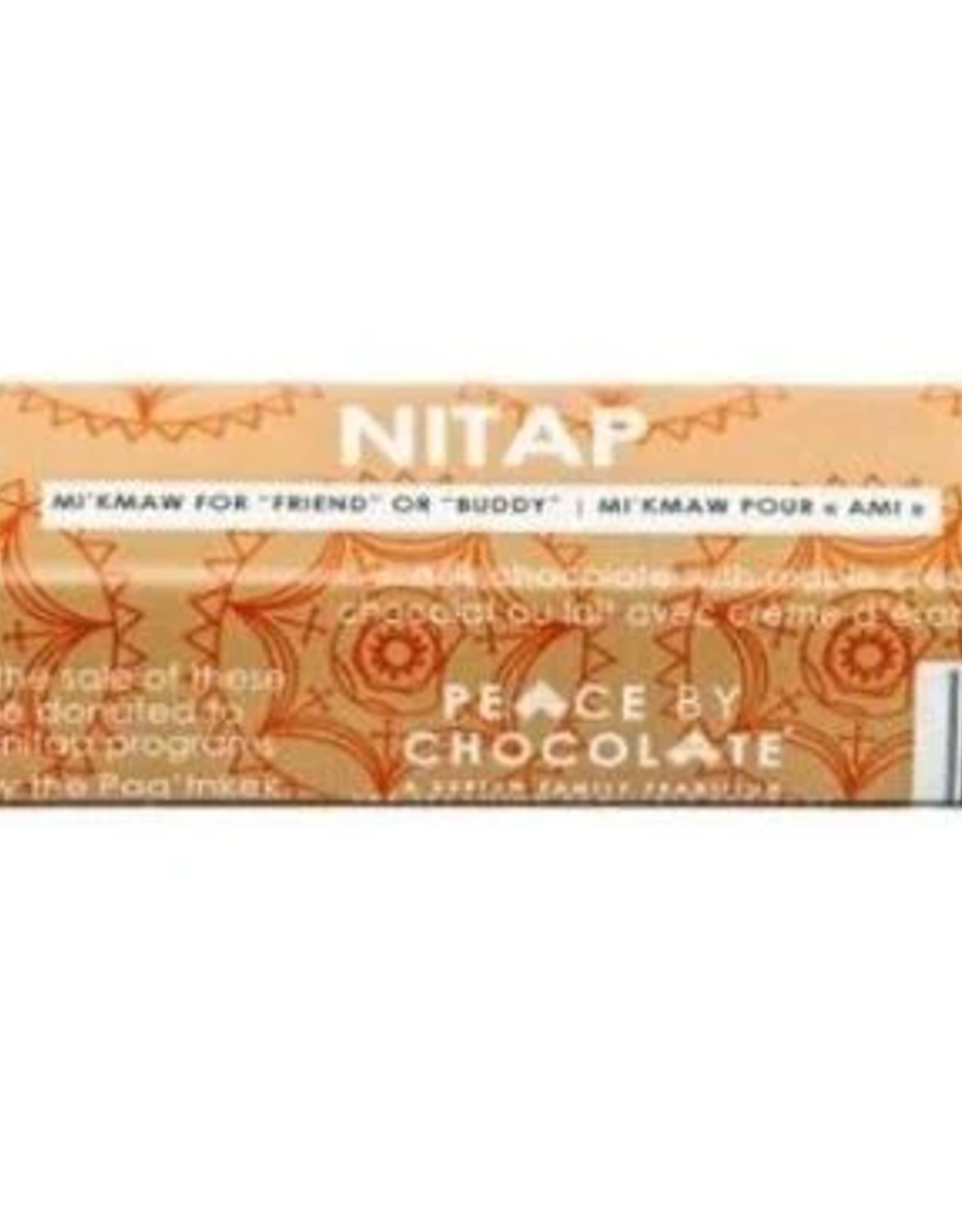 Canada NITAP Chocolate Milk  Maple Cream Bar 46g - Peace By Chocolate