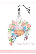 Vietnam Quilling Card Mother's Day Hanging Flower Basket