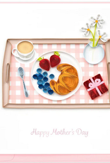 Vietnam Quilling Card  Mother's Day Breakfast In Bed - Vietnam