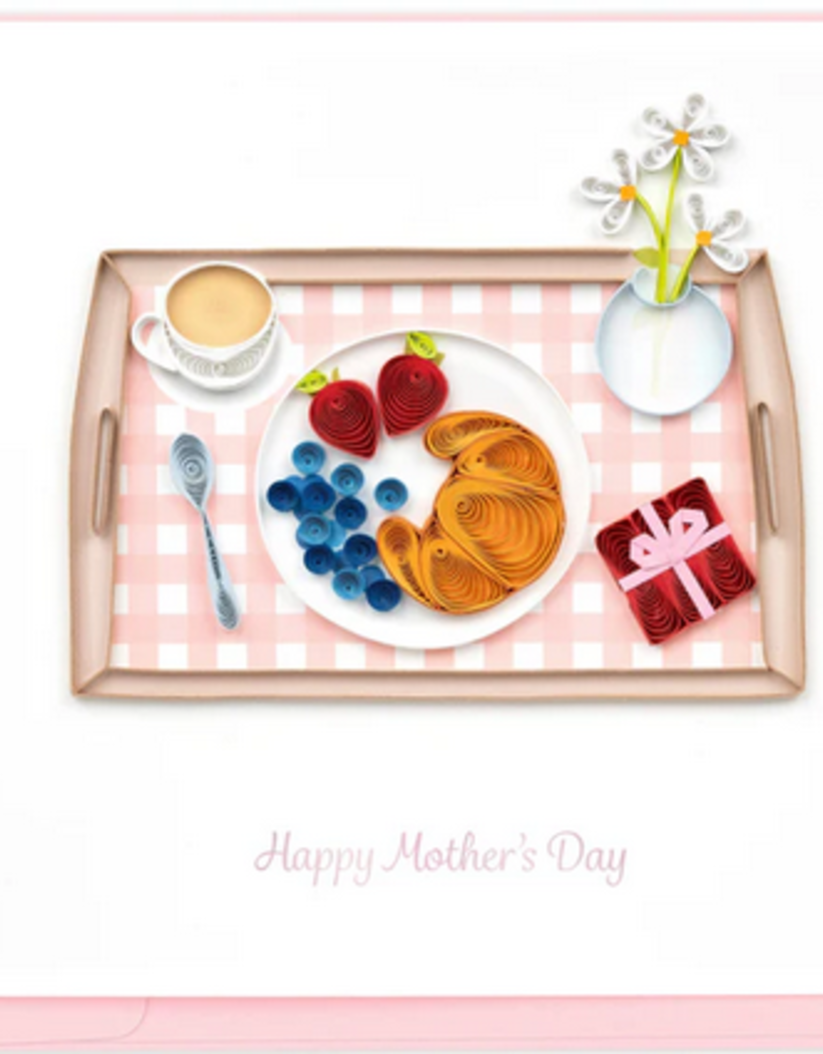 Vietnam Quilling Card  Mother's Day Breakfast In Bed - Vietnam