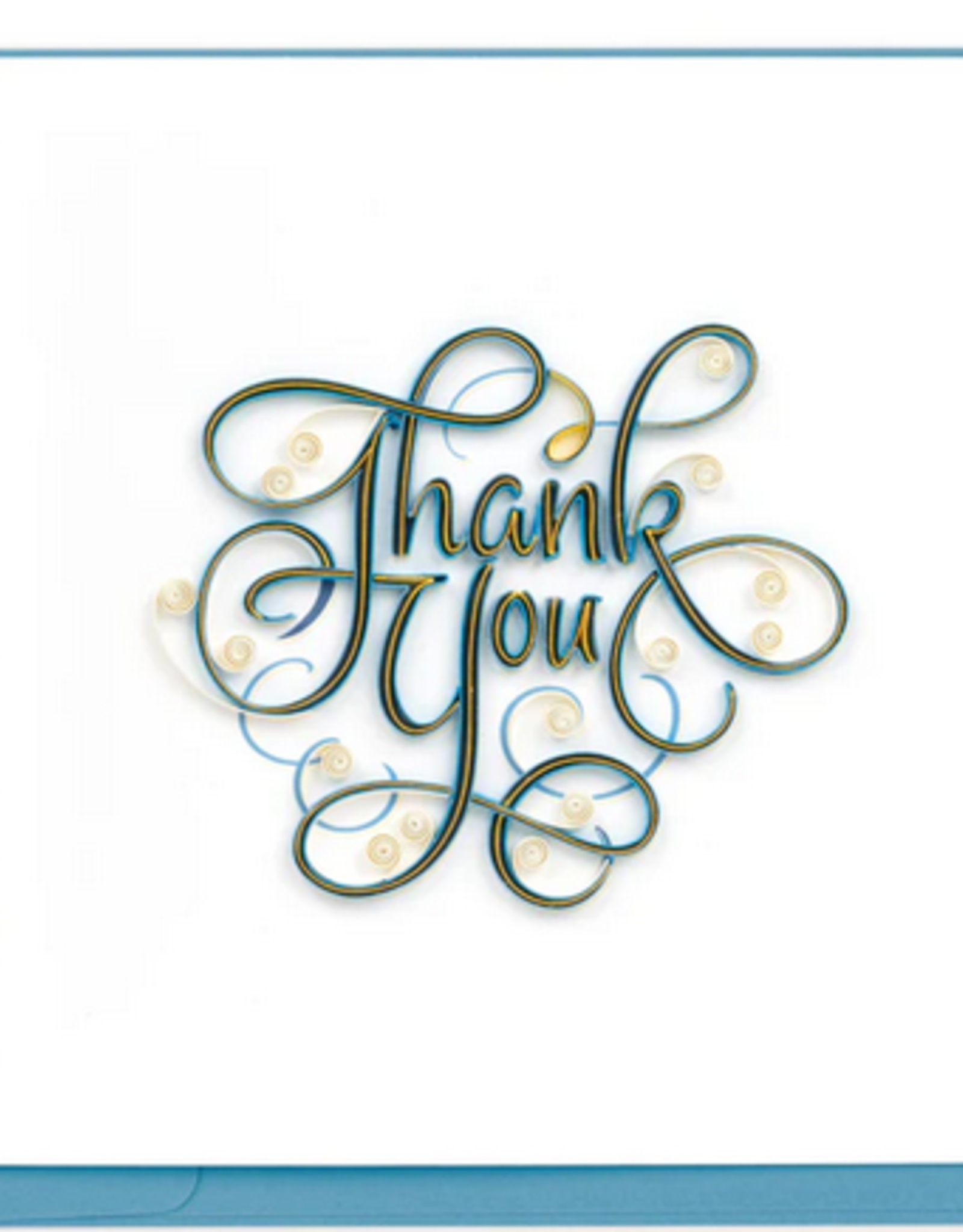 Vietnam Quilling Card  Thank You - Vietnam