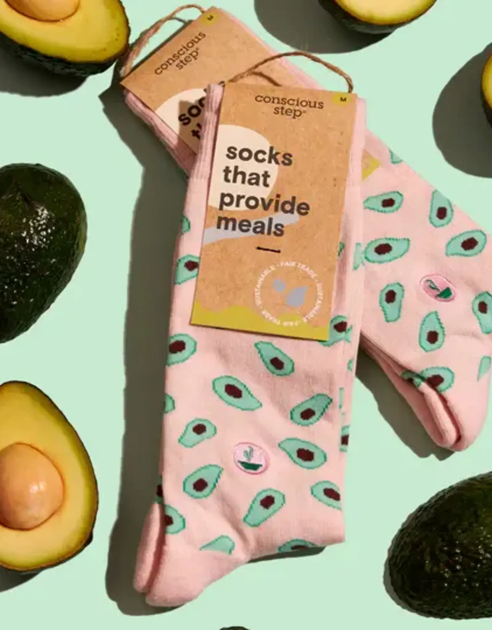 India Socks That Provide Meals Avocado S - India