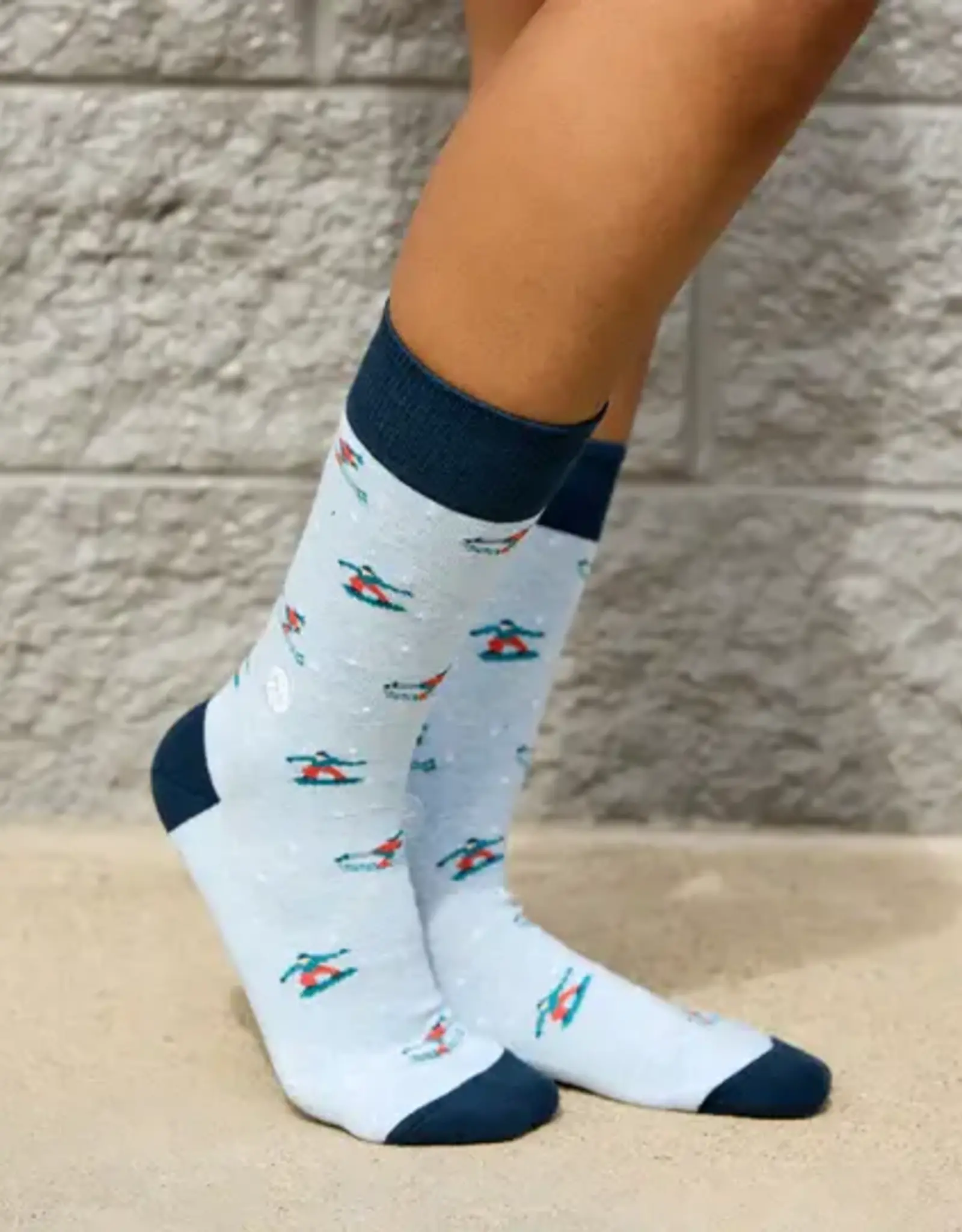 India Socks That Support Youth Sports Skiing  S - India