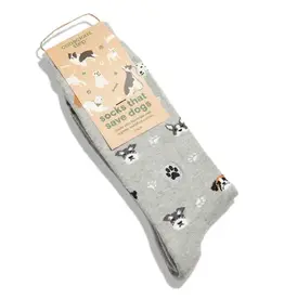 India Socks That Save Dogs Gray S - India