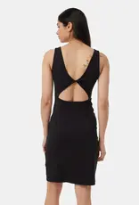 Canada Dress W Twist Black Meteorite Black Large
