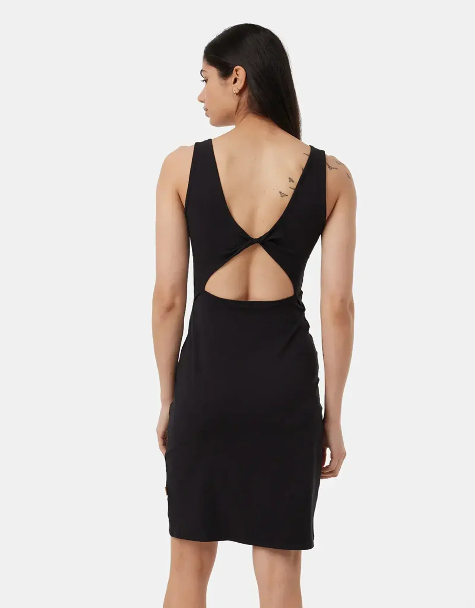 Canada Dress W Twist Black Meteorite Black Large