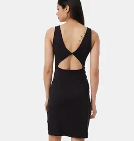 Canada Dress W Twist Black Meteorite Black Large