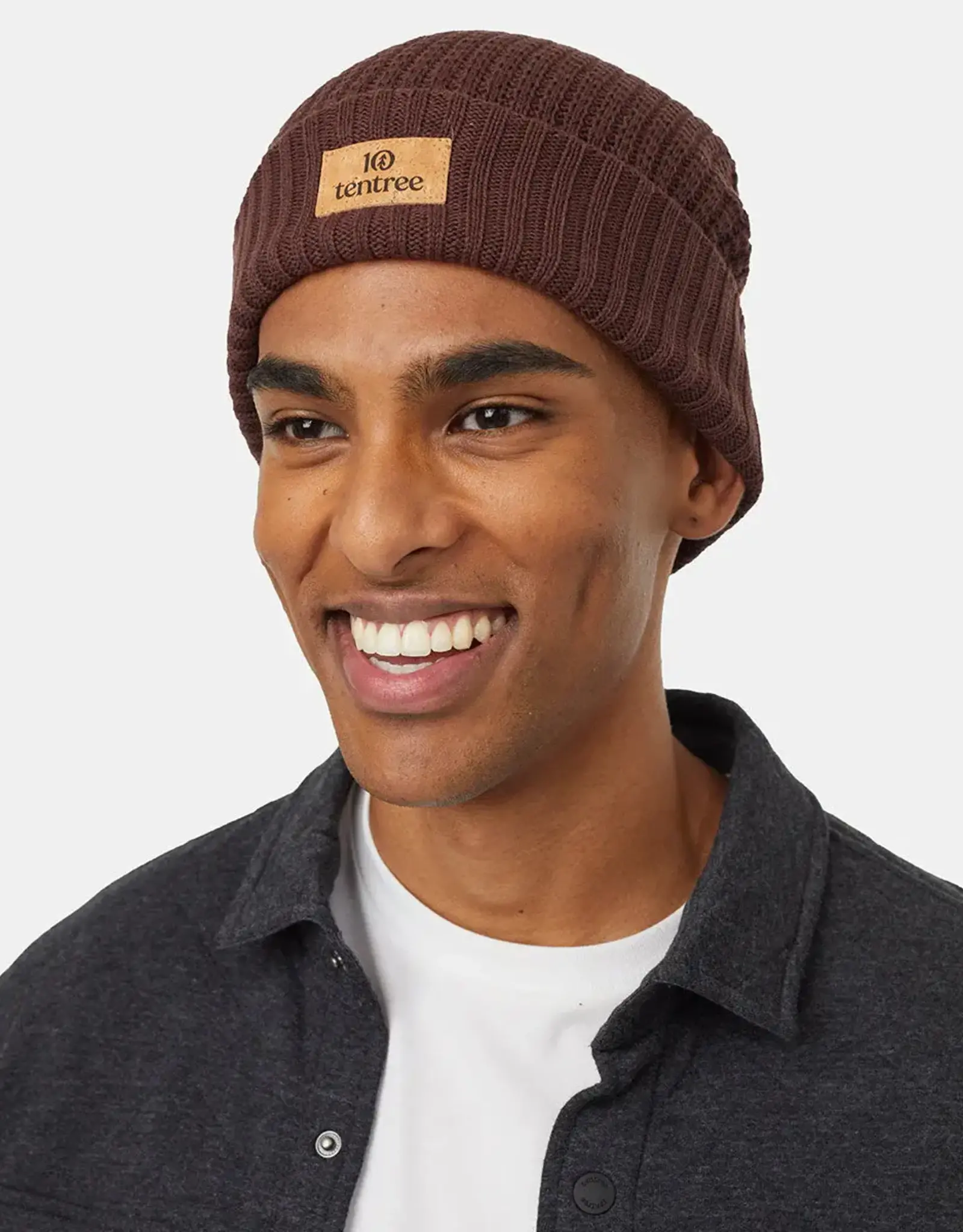 Canada Beanie Cork Patch Deep Mahogany One Size
