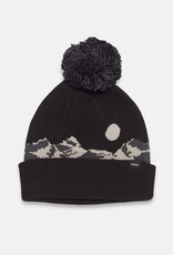 Canada Beanie Mountain Scenic Pom (Meteorite Black/Stone Grey)