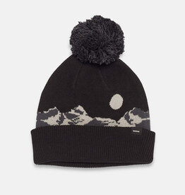 Canada Beanie Mountain Scenic Pom (Meteorite Black/Stone Grey) Canada Beanie Mountain Scenic Pom (Meteorite Black/Stone Grey)