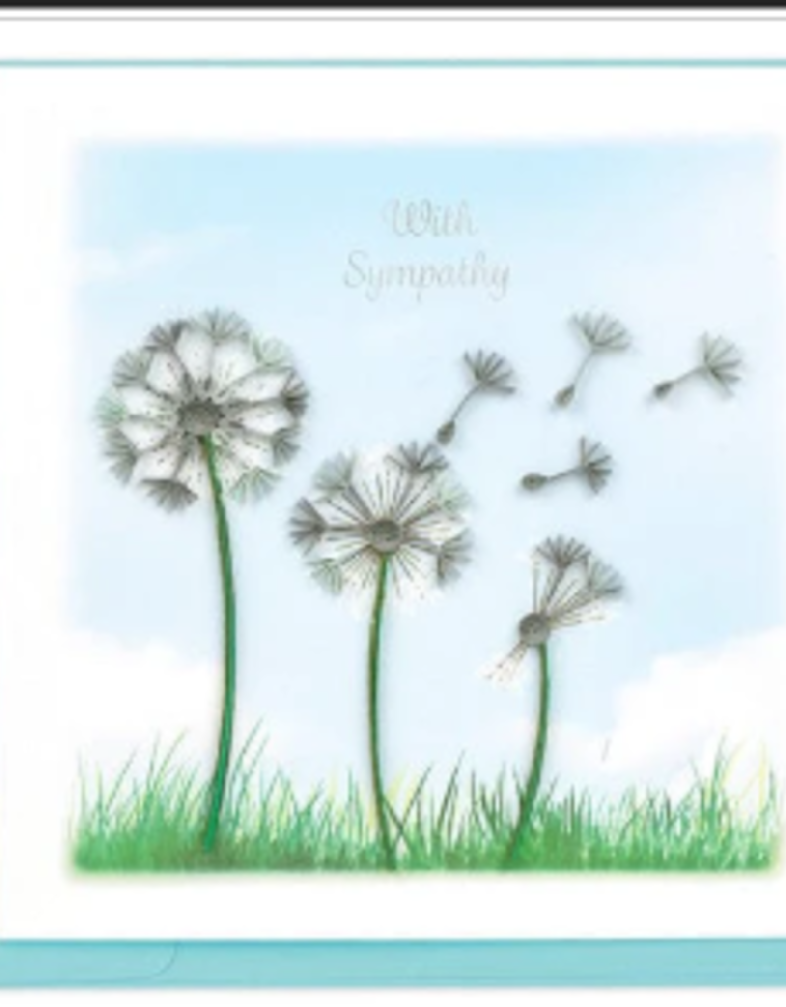 Vietnam Quilling Card Dandelions Sympathy - Vietnam