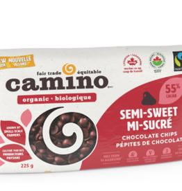 Peru Camino Semi-Sweet Organic Chocolate Chips 225g - Peru/Canada