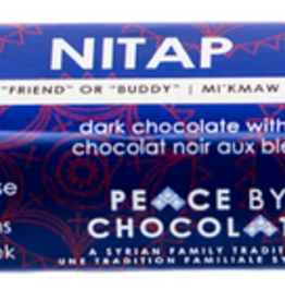 Canada NITAP Chocolate Bar (46g) Dark Blueberries - Peace By Chocolate