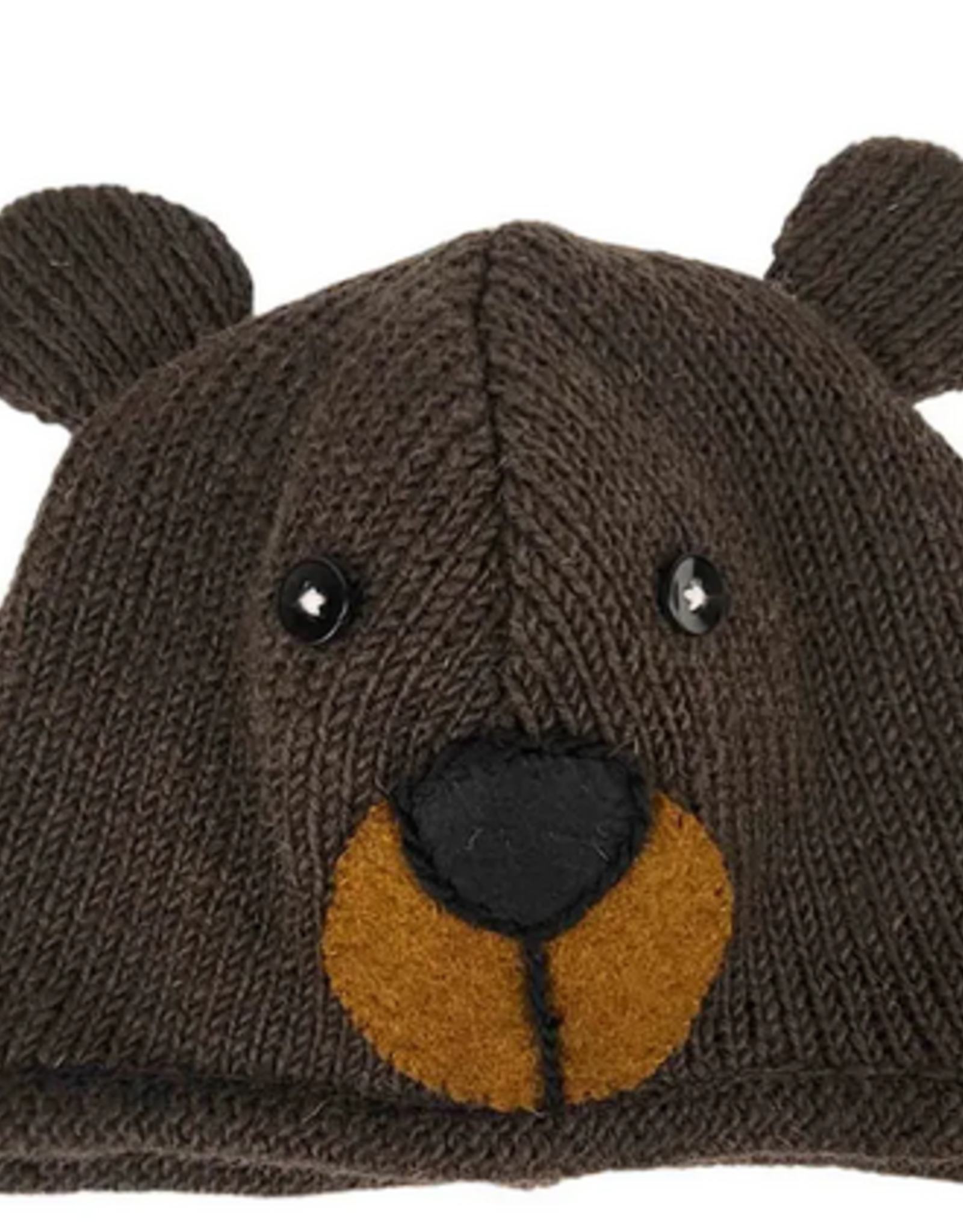 Nepal Hat  Brown Bear - Nepal