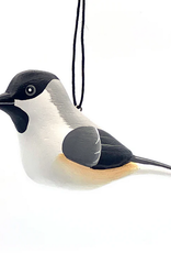 Nicaragua Ornament Balsa Black Capped Chickadee - Nicaragua