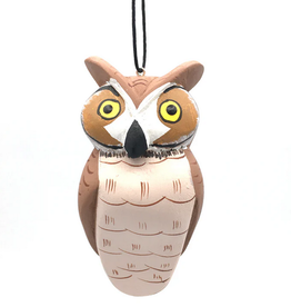 Nicaragua Ornament Balsa Great Horned Owl - Nicaragua