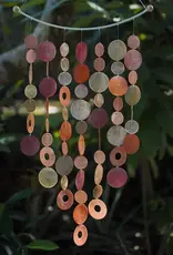 Indonesia Capiz Flame Chime Inverted Arch  - Indonesia Indonesia Capiz Flame Chime Inverted Arch  - Indonesia