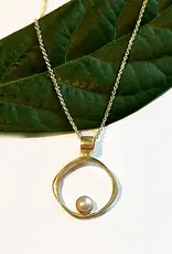 Indonesia Necklace Wholeness Pearl Brass  - Indonesia Indonesia Necklace Wholeness Pearl Brass  - Indonesia