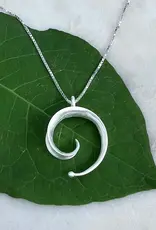 Indonesia Necklace Spiral of Life Sterling Silver - Indonesia Indonesia Necklace Spiral of Life Sterling Silver - Indonesia